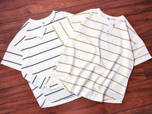Load image into Gallery viewer, Áo tay lở Unì sọc trẻ trung