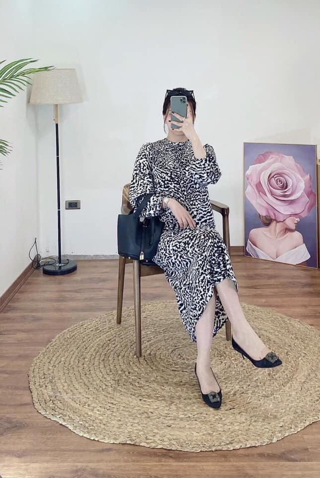 Đầm B-SK Xuông họa tiếng sang chảnh